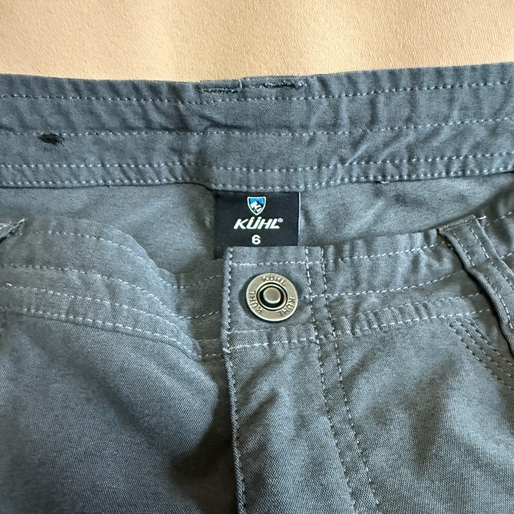 KUHL Charcoal Buttoned Pants